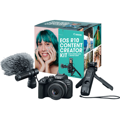 Canon EOS R10 Mirrorless Camera with 18-45mm Lens Content Creator Kit *SPECIAL ORDER ONLY*