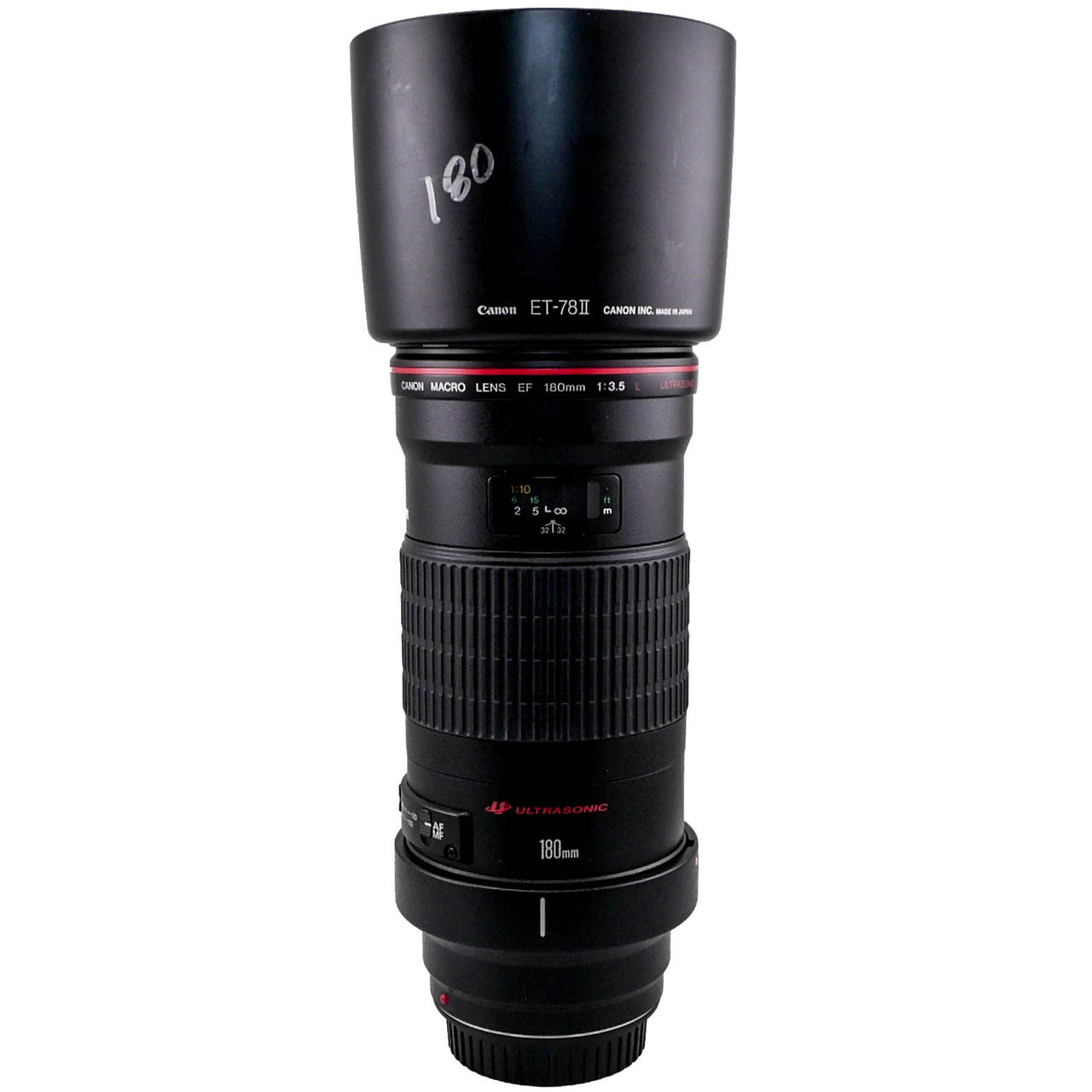 Used Canon EF 180mm f/3.5L Macro USM Lens