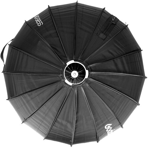 Godox Softbox 65cm Monture Bowens - Ouverture Facile Type Parapluie - Noir/Blanc