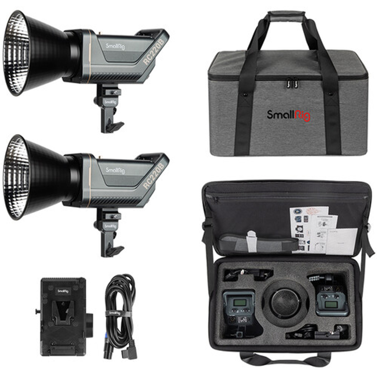 SmallRig RC 220B COB 2-LIGHT LED MONOLIGHT KIT (9001054)