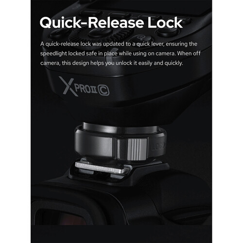 Déclencheur Flash Sans Fil Godox XProII-L – Compatible Leica, écran LCD, TTL/HSS, 32 Canaux, Portée 100 M