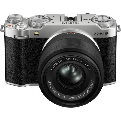 FUJIFILM X-M5 Mirrorless Camera (Silver)
