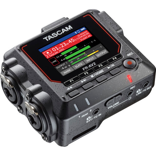 TASCAM FR-AV2 Compact 32-Bit-Float Field Recorder and Timecode