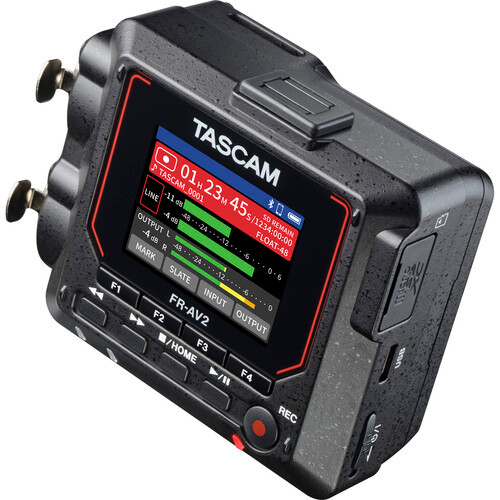 TASCAM FR-AV2 Compact 32-Bit-Float Field Recorder and Timecode
