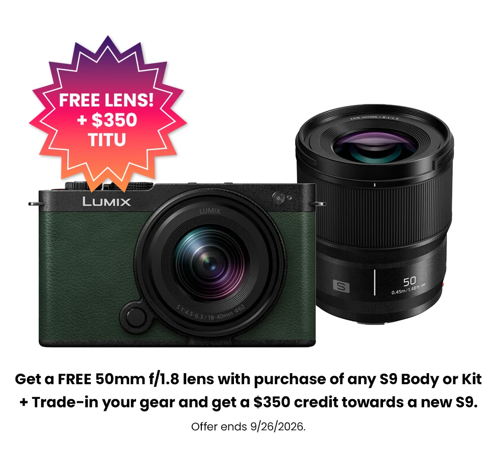 Panasonic Lumix S9 Mirrorless Camera with 18-40mm f/4.5-6.3 Lens