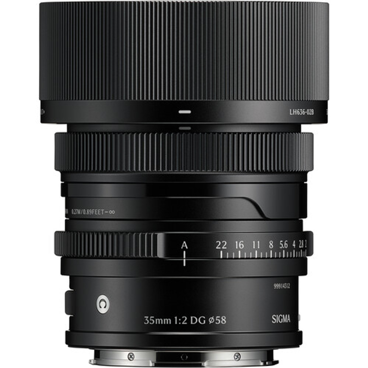 Sigma 35mm f/2 DG Contemporary Lens (L-Mount, Black) (4B3969)