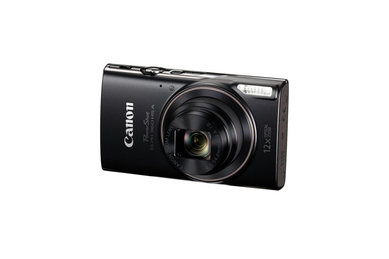 Canon PowerShot Elph 360 HS A Camera - Black (7280C001)