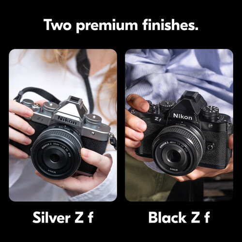 Nikon Zf Mirrorless Camera with 24-70mm f/4 Lens (Silver) (2016)