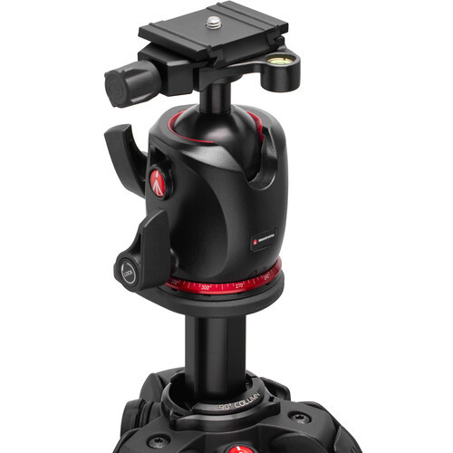 Manfrotto 055XPRO 4-Section Photo AS Carbon Fiber Tripod Kit