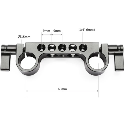 SmallRig Lightweight 15mm Rod Block (2-Pack) (7062453)