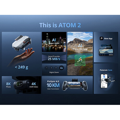 Potensic ATOM 2 Drone (Fly More Combo) (296630)