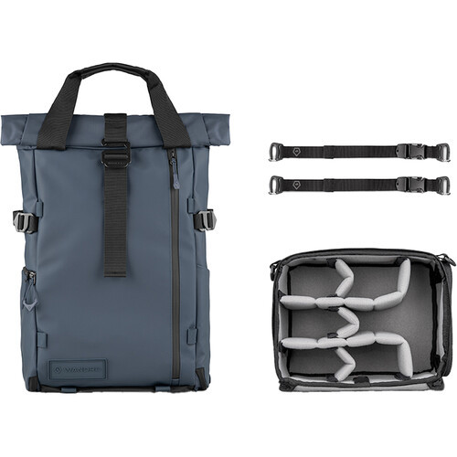 WANDRD PRVKE 21 V4 Backpack Photo Bundle (Aegean Blue, 21L)