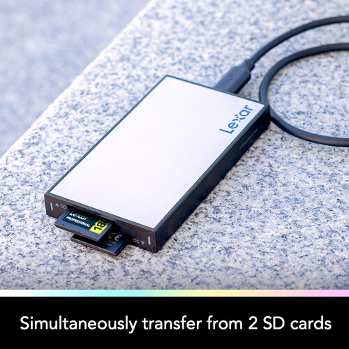 Lexar Professional Workflow Dual-Slot UHS-II SD Card Reader (7136162)