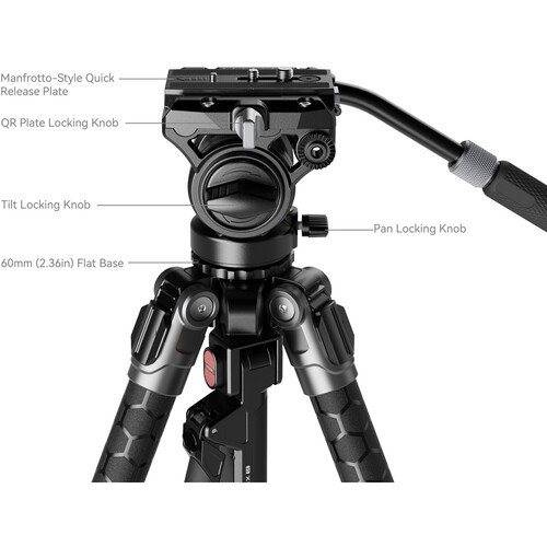 SmallRig x Potato Jet TRIBEX SE Hydraulic Aluminum Alloy Tripod
