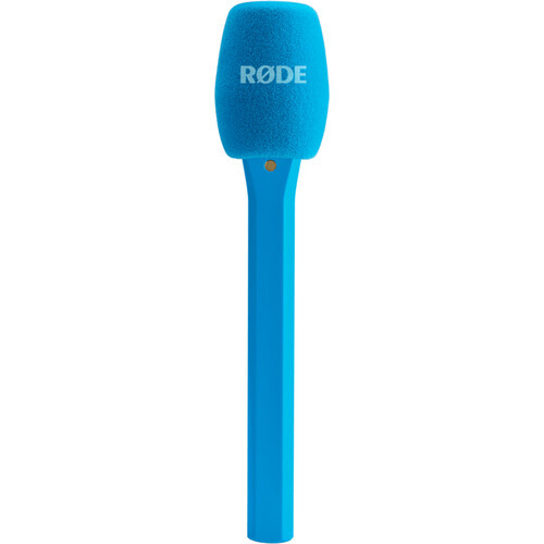 RODE Interview Micro Handheld Mic Adapter for Wireless Clip-On Transmitter (Blue)