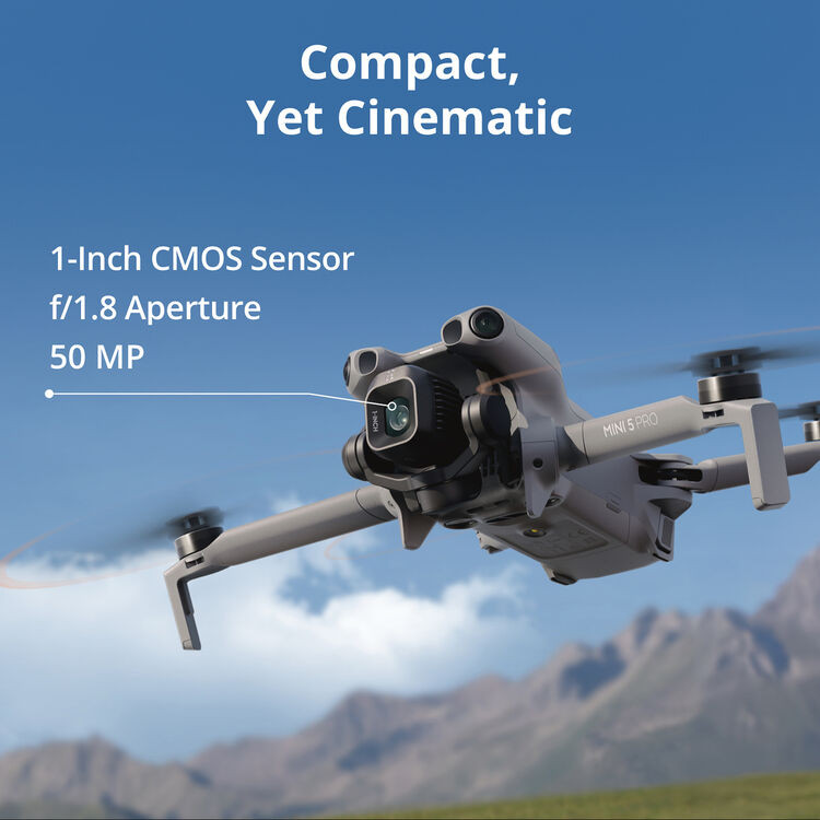 DJI Mini 5 Pro Drone with RC2 Fly More Combo (304435)