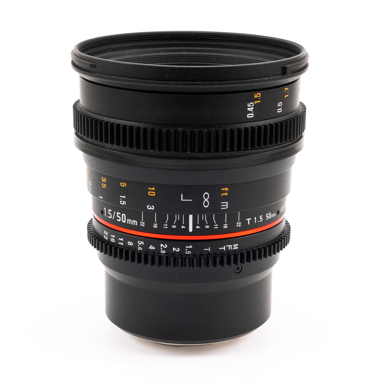 Used Rokinon 50mm T1.5 AS UMC Cine DS Lens for Canon EF Mount
