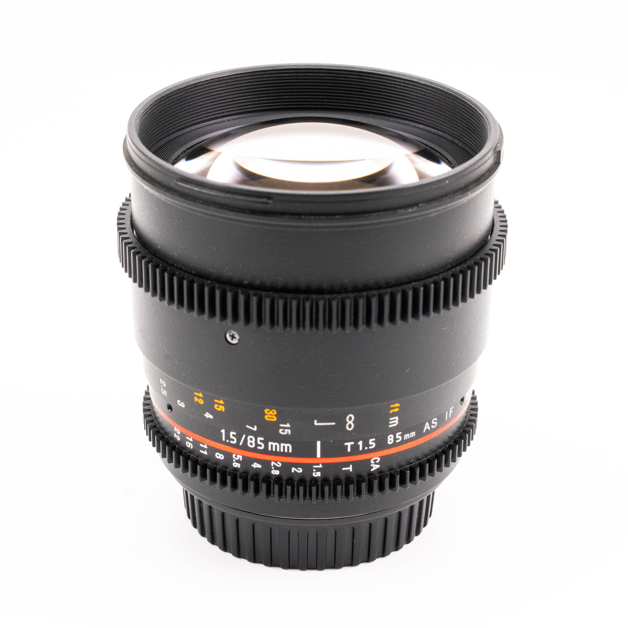 Used Rokinon 85mm T1.5 AS IF UMC Cine Lens for Canon EF Mount