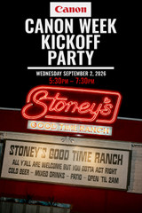 Canon Week Kickoff Party at Stoney's Good Time Ranch (Austin)