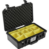 Pelican 1485AirWD Compact Hand-Carry Case With Dividers- Black