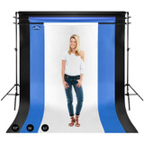 Savage Widetone Background Paper 107 Inch x 12 Yard Roll - #41 Blue Mist