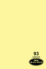 Savage Widetone Background Paper 107 Inch x 12 Yard Roll - #93 Lemonade