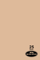 Savage Widetone Background Paper 53 Inch x 12 Yard Roll - #25 Beige