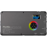 Phottix M200R RGB LED On-Camera Light Panel with USB Power Bank