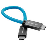 Kondor Blue USB-C to USB-C High Speed Cable - 8.5in Kondor Blue USB-C to USB-C High Speed Cable - 8.5in