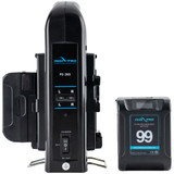 IndiPro Tools Micro Alpha 2x 14.8v 99Wh V-Mount Lithium Batteries with Dual Charger