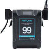 IndiPro Tools Micro Alpha 2x 14.8v 99Wh V-Mount Lithium Batteries with Dual Charger