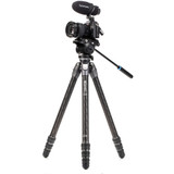 Benro Tortoise Carbon Fiber Tripod with S4Pro Video Head
