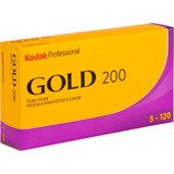 Kodak Professional Gold 200 Color Negative Film - 120 5-Pack