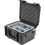 SKB Water Tight iSeries 0907-6 Case with Think Tank Photo Dividers & Lid Foam - Black
