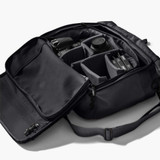Langly Weekender Flight Bag With Camera Cube - Black