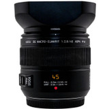 Used Panasonic Leica DG Macro-Elmarit 45mm f/2.8 ASPH. MEGA O.I.S. Lens (EX) (625482504)