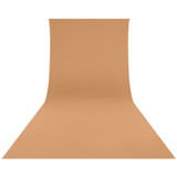 Westcott Wrinkle-Resistant Backdrop 9x20' - Brown Sugar