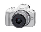 Canon EOS R50 With RF-S 18-45 f/4.5-6.3 Lens - White Canon EOS R50 With RF-S 18-45 f/4.5-6.3 Lens - White