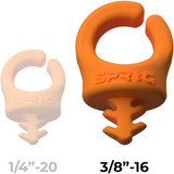 Sprig Cable Holder 3/8"-16 Orange Pkg/3
