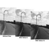 Tiffen 43mm Deep Yellow #15 Glass Filter for Black & White Film