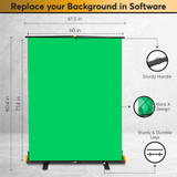 Impact Rapid Background Screen (Chroma Green, 6.7 x 5') *SPECIAL ORDER*
