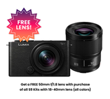 Panasonic Lumix S9 Mirrorless Camera with 18-40mm f/4.5-6.3 Lens (Jet Black)