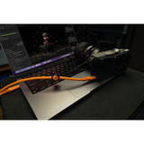 Tether Tools TetherPro Optima USB-C Cable (15', High-Visibility Orange) (7015739)