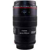 Used Canon EF 100mm f/2.8L Macro IS USM Lens (EX+) (625663909)