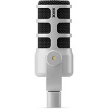 RODE PodMic USB and XLR Dynamic Broadcast Microphone (White)