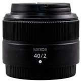 Used Nikon NIKKOR Z 40mm f/2 Lens (EX+) (625700969)