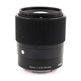 Used Sigma 30mm f/1.4 DC DN Contemporary Lens for Sony E (EX)