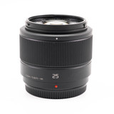 Used Lumix G 25mm f/1.7 ASPH. Lens (EX+)