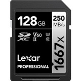 Lexar 128GB Professional 1667x UHS-II SDXC Memory Card