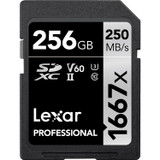 Lexar 256GB Professional 1667x UHS-II SDXC Memory Card